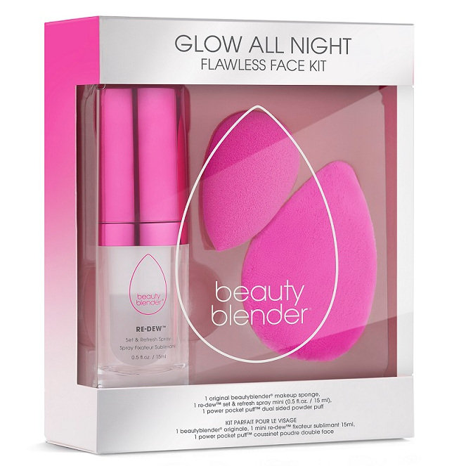 Beauty Blender, Glow All Night, zestaw akcesoriów do makijażu, 3 szt