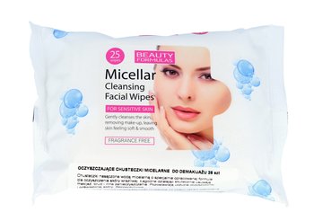 Beauty Formulas, Micellar Cleansing, chusteczki micelarne do demakijażu, 25 szt. - Beauty Formulas