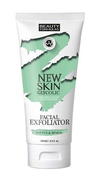 Beauty Formulas, New Skin Glycolic, peeling do twarzy z kwasem glikolowym, 100 ml - Beauty Formulas