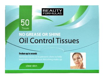 Beauty Formulas, Skin Care, bibułki matujące, 50 szt. - Beauty Formulas