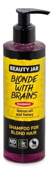 Beauty Jar, Blonde With Brains, szampon dla włosów jasnych i blond, 250 g - Beauty Jar