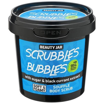 Beauty Jar, Scrubbles Bubbles, Sufletowy peeling do ciała z cukrem i ekstraktem z czarnej porzeczki, 140 ml - Beauty Jar