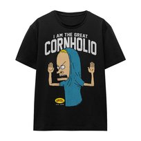 Beavis & Butthead T-Shirt Unisex Dla Dorosłych Cornholio (L / Czarny) Beavis & Butthead