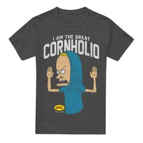 Beavis & Butthead T-Shirt Unisex Dla Dorosłych Cornholio (L / Grafitowy) Beavis & Butthead