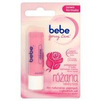 Bebe, pomadka ochronna do ust, różana, 4,9 g Bebe