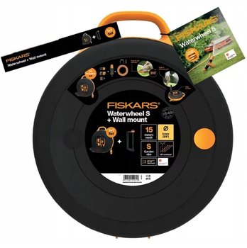 Bęben Z Wężem Ogrodowym Fiskars S 3/8'' 15M Uchwyt - Fiskars