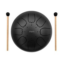 BĘBENEK DLA DZIECI BLASZANY BĘBENEK CZARNY DRUM BĘBEN JĘZYKOWY Metalowy Tongue Drum