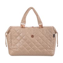 Bebetto Uniwersalna Torba do wózka z kolekcji Eva Minge beżowa pikowana kolor 01