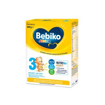 Bebiko Junior 3, odżywcza formuła na bazie mleka dla dzieci powyżej 1. roku życia, 600 g - Bebiko