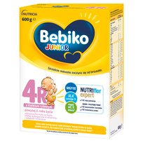 Bebiko Junior 4R, odżywcza formuła na bazie mleka dla dzieci powyżej 2. roku życia, 600 g