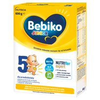 Bebiko Junior 5, odżywcza formuła na bazie mleka dla przedszkolaka, 600 g
