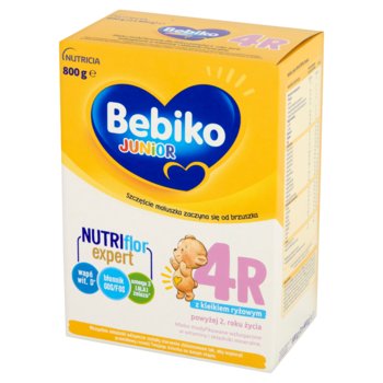 Bebiko Junior, Mleko modyfikowane z kleikiem ryżowym powyżej 2 lat, 4R NutriFlor+, 800 g - Bebiko