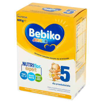 Bebiko, Mleko dla przedszkolaka, NutriFlor Junior 5, 800 g - Bebiko