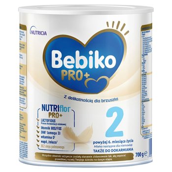 Bebiko Pro+ 2 Mleko następne dla niemowląt powyżej 6 miesiąca życia, 700 g - Bebiko