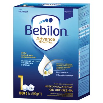 Bebilon 1 Advance Pronutra Mleko początkowe od urodzenia 1000 g (2 x 500 g) - Bebilon