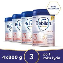 Bebilon Profutura Duobiotik 3 – dla dzieci po 1. roku życia, 4x800g