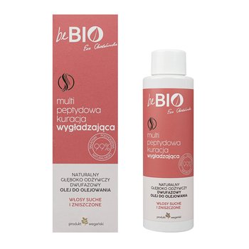 beBio, Naturalny głęboko odżywczy dwufazowy olej do olejowania włosów z bio-peptydami 100ml - beBIO