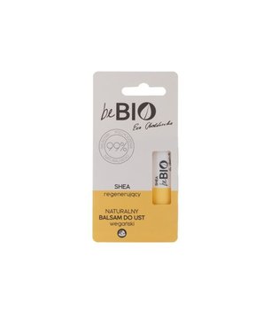 beBio, Regenerujący balsam do ust z masłem Shea wegański, 5 g - beBIO