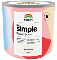 BECKERS IT'S SIMPLE 2,5L ALMOND MILK MAT PLAMOODPORNA FARBA DO ŚCIAN