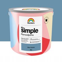 BECKERS IT'S SIMPLE 2,5L BLUE ORCHID MAT PLAMOODPORNA FARBA DO ŚCIAN