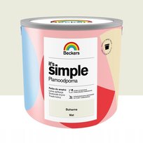 BECKERS IT'S SIMPLE 2,5L BOHEME MAT PLAMOODPORNA FARBA DO ŚCIAN SUFITÓW