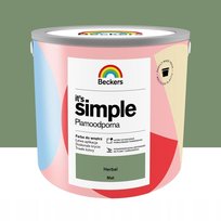 BECKERS IT'S SIMPLE 2,5L HERBAL MAT PLAMOODPORNA FARBA DO ŚCIAN SUFITÓW