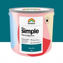 BECKERS IT'S SIMPLE 2,5L PETER PAN MAT PLAMOODPORNA FARBA DO ŚCIAN SUFITÓW