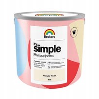 BECKERS IT'S SIMPLE 2,5L POPULAR NUDE MAT PLAMOODPORNA FARBA DO ŚCIAN