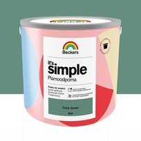 BECKERS IT'S SIMPLE 2,5L THINK GREEN MAT PLAMOODPORNA FARBA DO ŚCIAN
