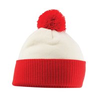 Beechfield Dwukolorowa Czapka Dla Dorosłych Unisex Snowstar (OS / Biały) Beechfield