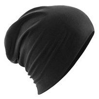Beechfield Hemsedal Cotton Slouch Beanie Unisex Dla Dorosłych (OS / Czarny) Beechfield