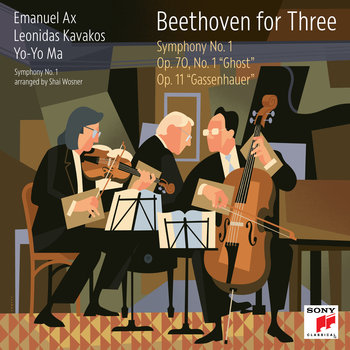 Beethoven for Three: Symphony No. 1 / Op. 70, No. 1 "Ghost" / Op. 11 "Gassenhauer" - 1 CD - Ma Yo-Yo