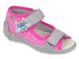 Befado - Obuwie buty dziecięce sandały kapcie pantofle dla dziewczynki - 18-Zdjęcie-0