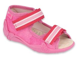 Befado - Obuwie buty dziecięce sandały kapcie pantofle dla dziewczynki - 21-Zdjęcie-0