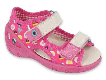 Befado - Obuwie buty dziecięce sandały kapcie pantofle dla dziewczynki - 22 - Befado