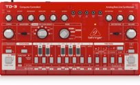 Behringer TD-3-SB - Syntezator linii basowej czerwony przeźroczysty Behringer