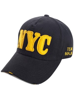 Bejsbolówka czapka daszek DESTROYED NEW YORK - Agrafka
