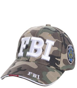 Bejsbolówka czapka z daszkiem FBI UNISEX - Agrafka