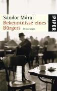 Bekenntnisse eines Bürgers Marai Sandor