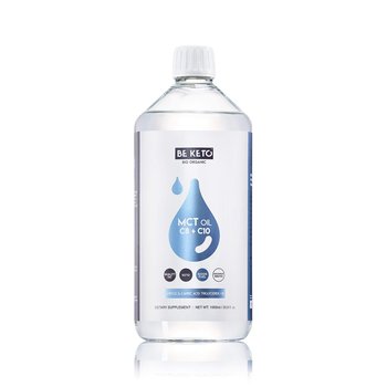 BeKeto, Olej MCT 100% C8+C10, 1000 ml  - BeKeto