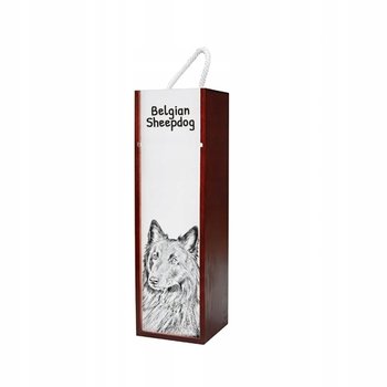 Belgian Sheepdog Pudełko na wino z grafiką - Inna marka