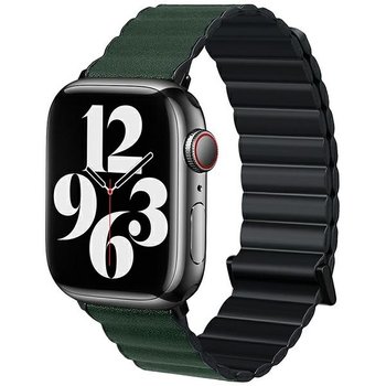 Beline pasek Apple Watch Magnetic Pro 42/44/45/49mm czarno/zielony  black/green box - Beline