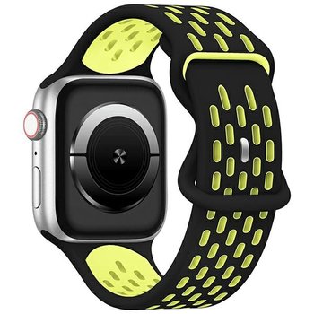 Beline pasek Apple Watch New Sport Silicone 42/44/45/49mm czarno-żółty black/yellow box - Beline
