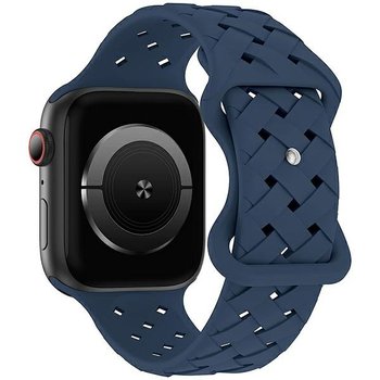 Beline pasek Apple Watch Silicone Woven 42/44/45/49mm niebieski /deep blue box - Beline