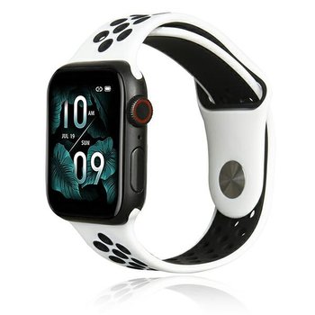 Beline Pasek Apple Watch Sport Silicone 42/44/45/49Mm Biało-Czarny White/Black - Beline