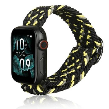 Beline Pasek Apple Watch Textile 38/40/41Mm Czarno-Limonkowy Black/Lime - Beline