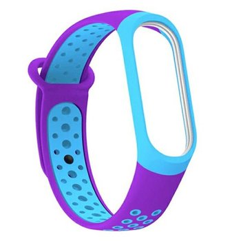 Beline pasek Mi Band 6 niebieski-purpurowy/blue-purple Design - Beline