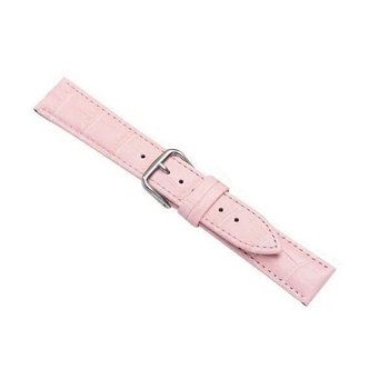 Beline pasek Watch 20mm Croco różowy/pink - Beline