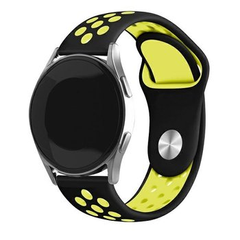 Beline pasek Watch 20mm Sport Silicone czarno-żółty black/yellow box - Beline