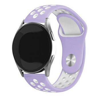 Beline pasek Watch 22mm Sport Silicone fioletowo-biały purple/white box - Beline